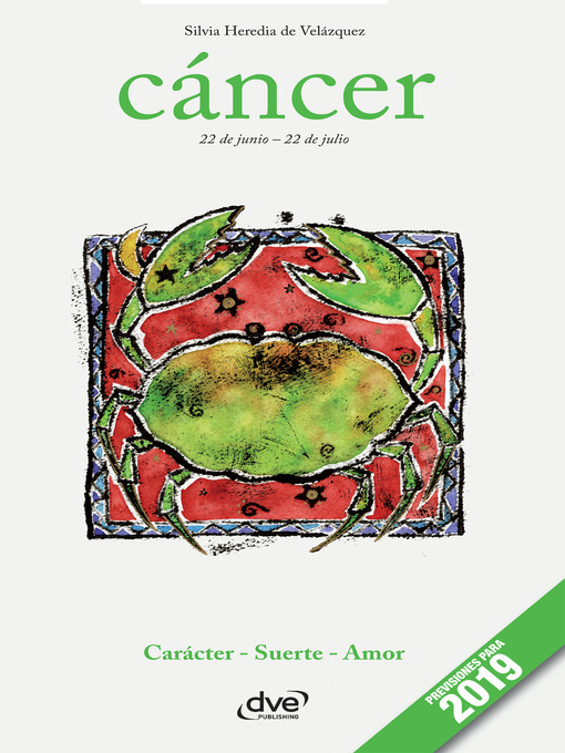 Title details for Cáncer by Silvia Heredia de Velázquez - Available